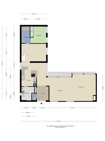 Floorplan - Dommeloord 54, 5283 LM Boxtel